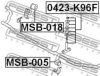 FEBEST 0423-K96F Rod/Strut, stabiliser